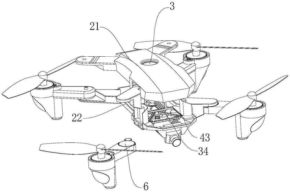 Aerial photography flight device for land protection monitoring