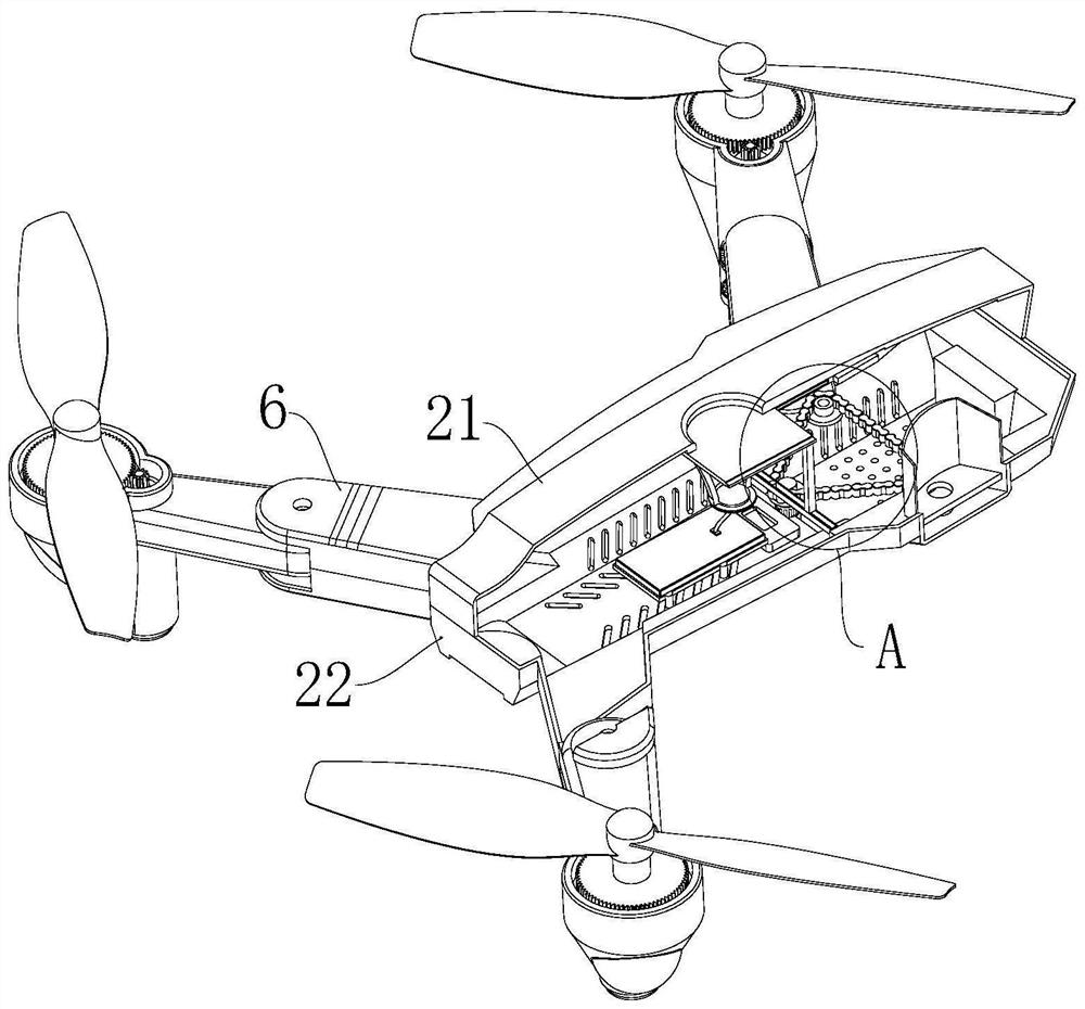 Aerial photography flight device for land protection monitoring