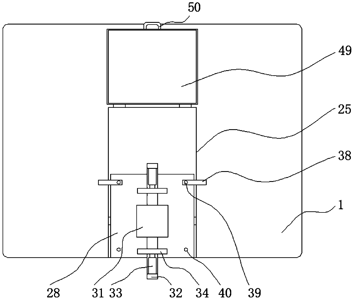 Clamping device used for petroleum mechanical workpiece, and clamping method of clamping device