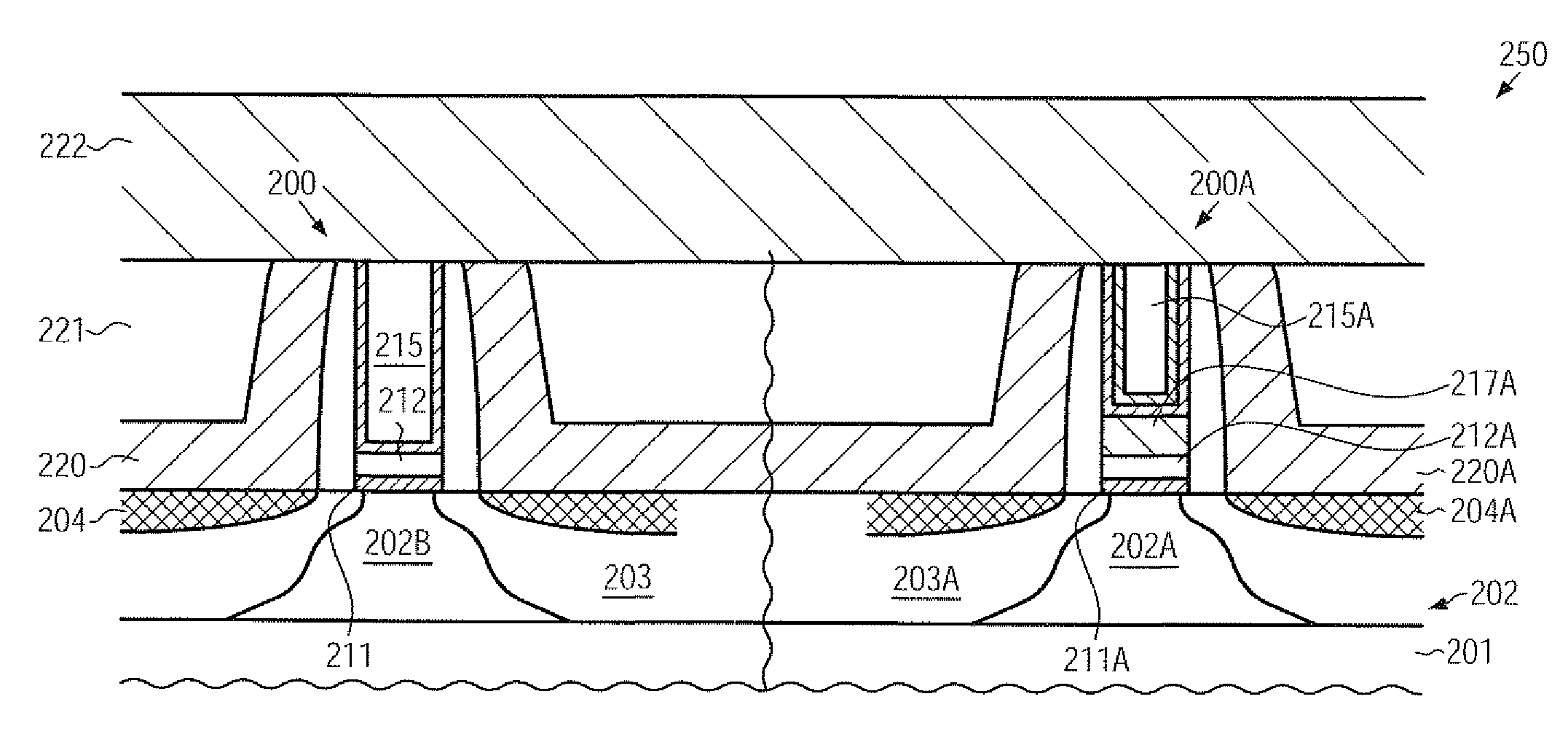 Work function adjustment in a high-k gate electrode structure after transistor fabrication by using lanthanum