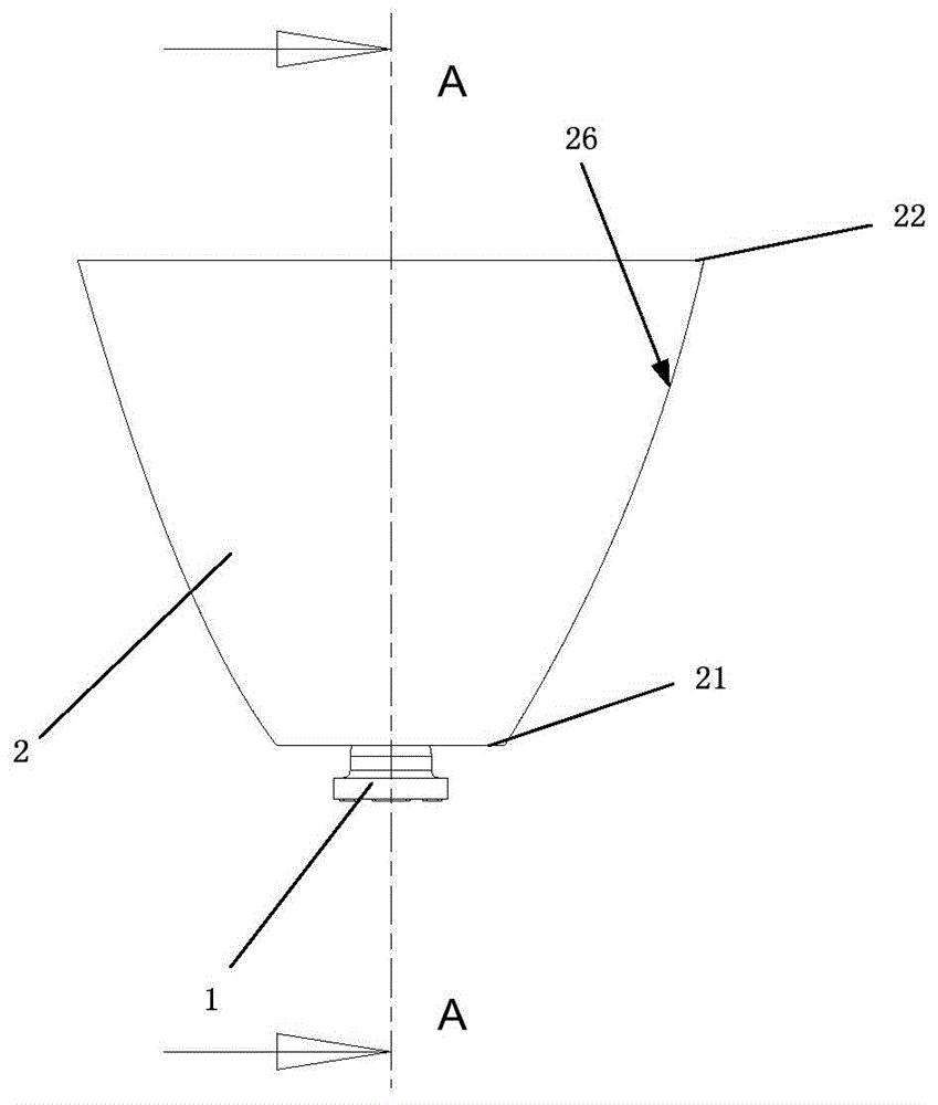 Reflector, spotlight assembly and flashlight