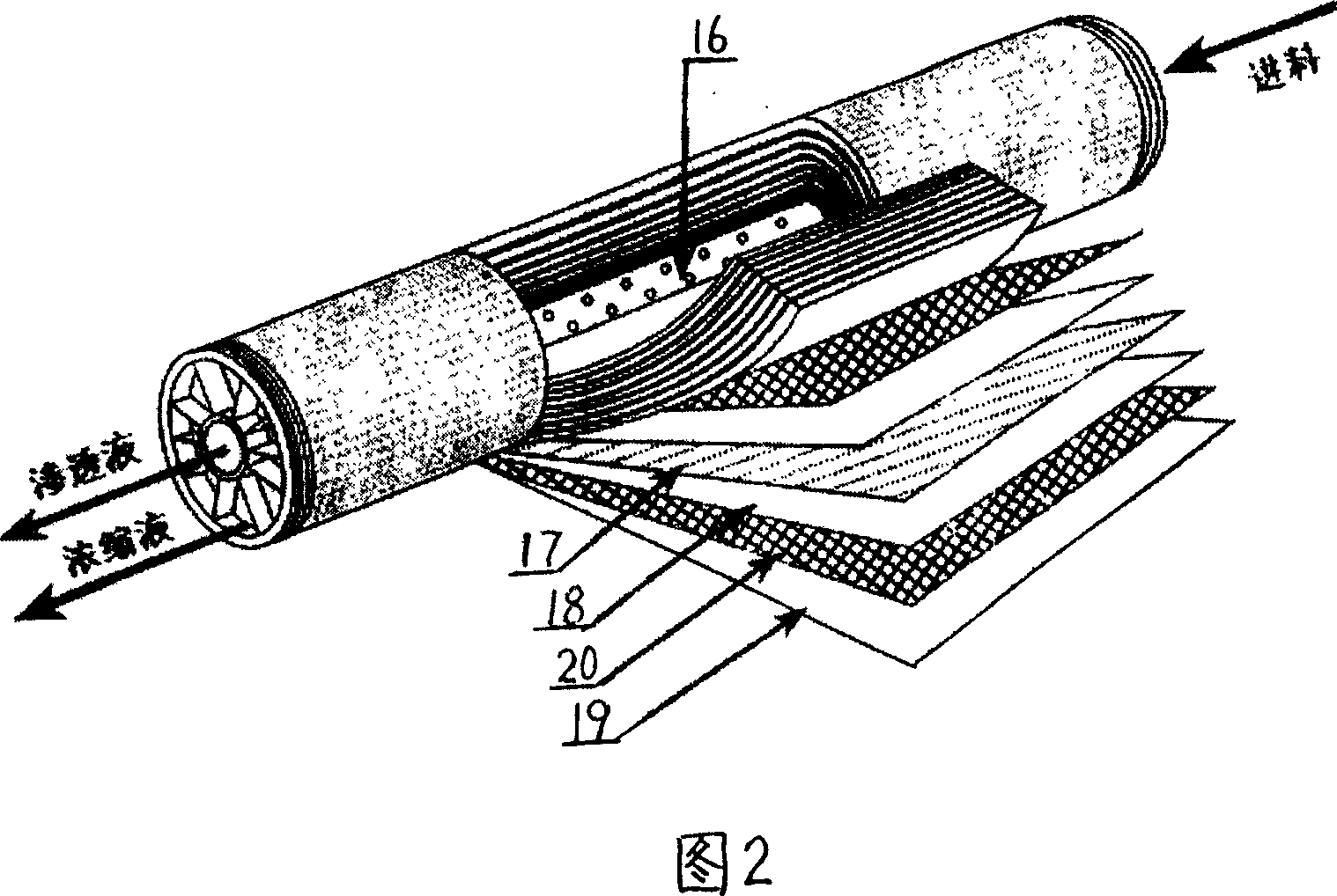 Method of eliminating magnesium sulfate from magnesium sulfate containing waste water solution