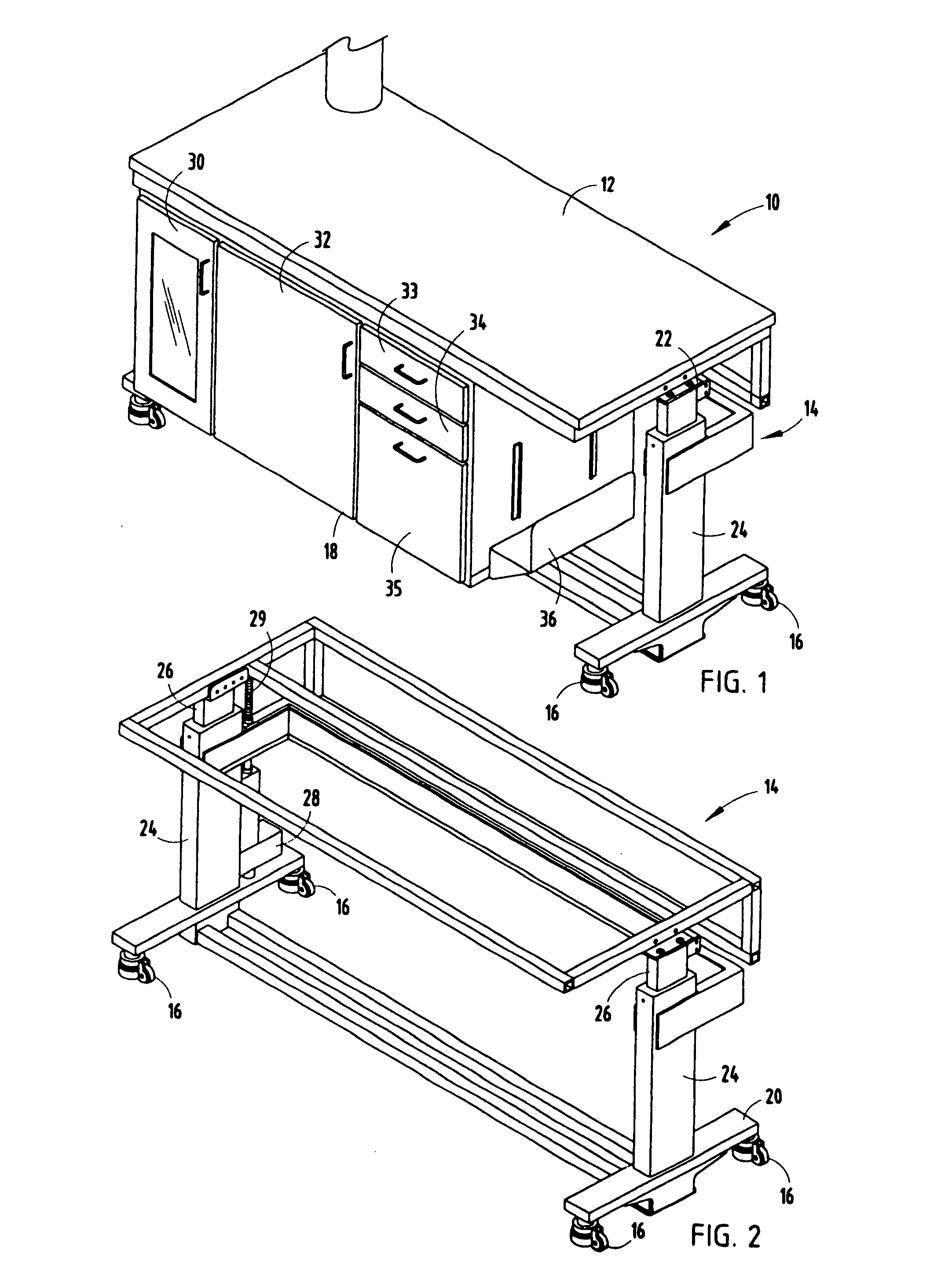 Analytical equipment cart