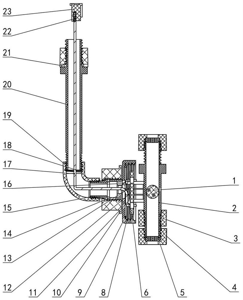 Photoelectric liquid level sensor