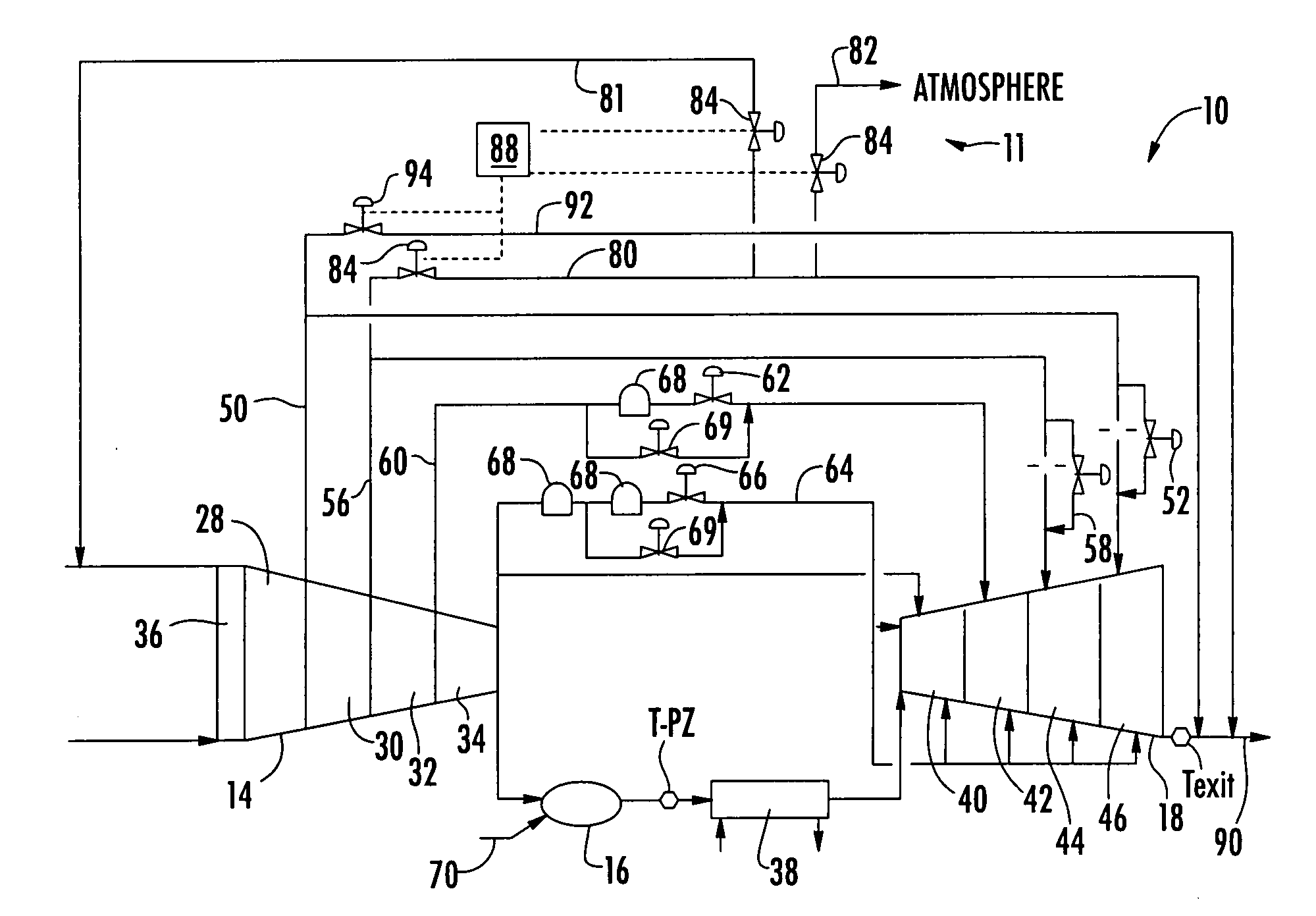 Engine brake for part load CO reduction