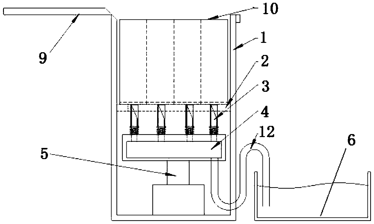 Pressure spray tank pressure relief device