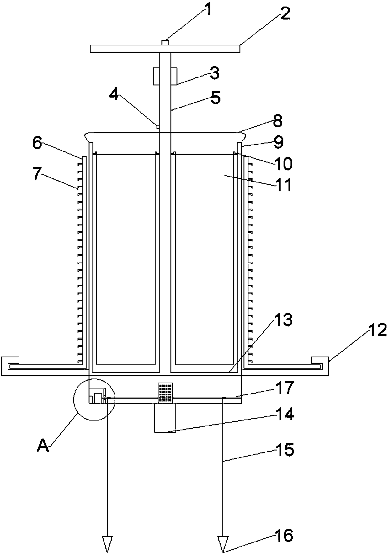 Water garbage automatic recovery device