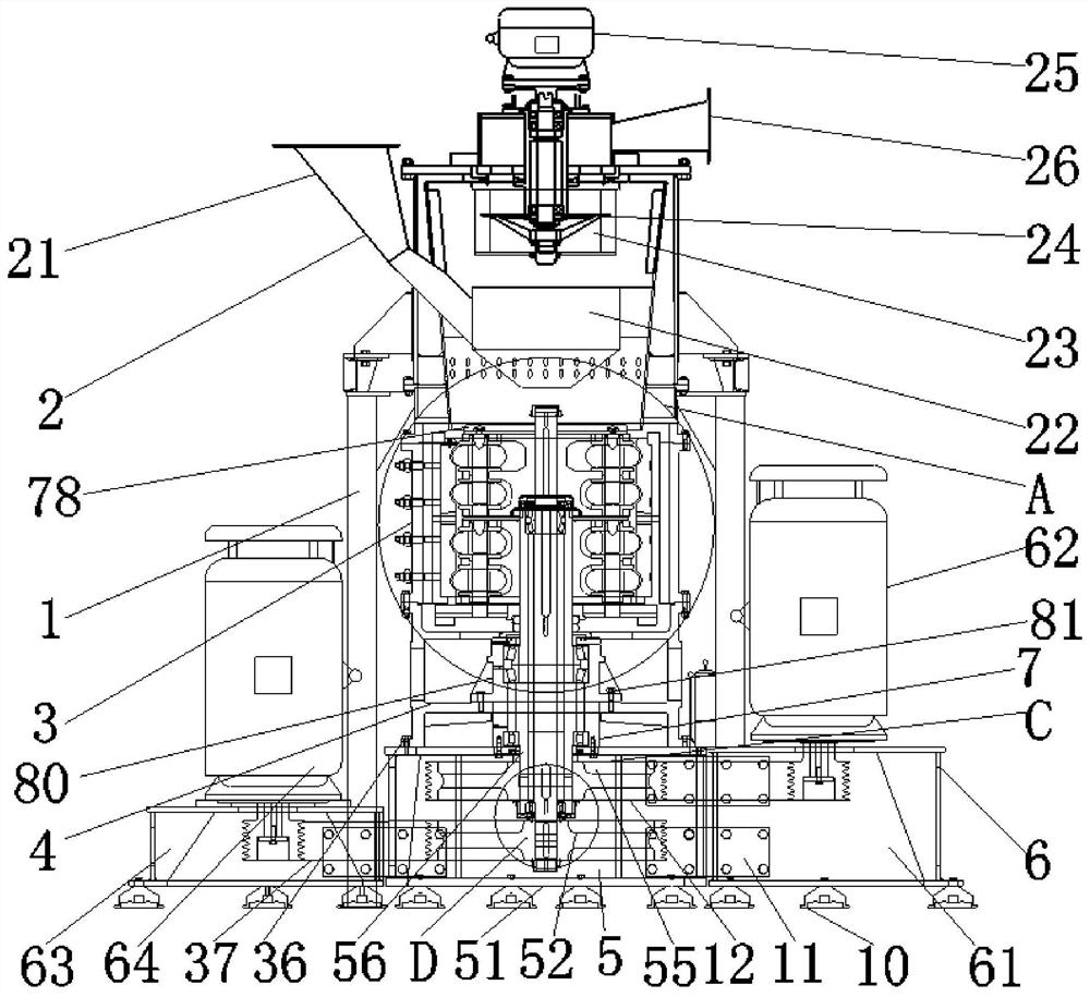 An industrial grinder