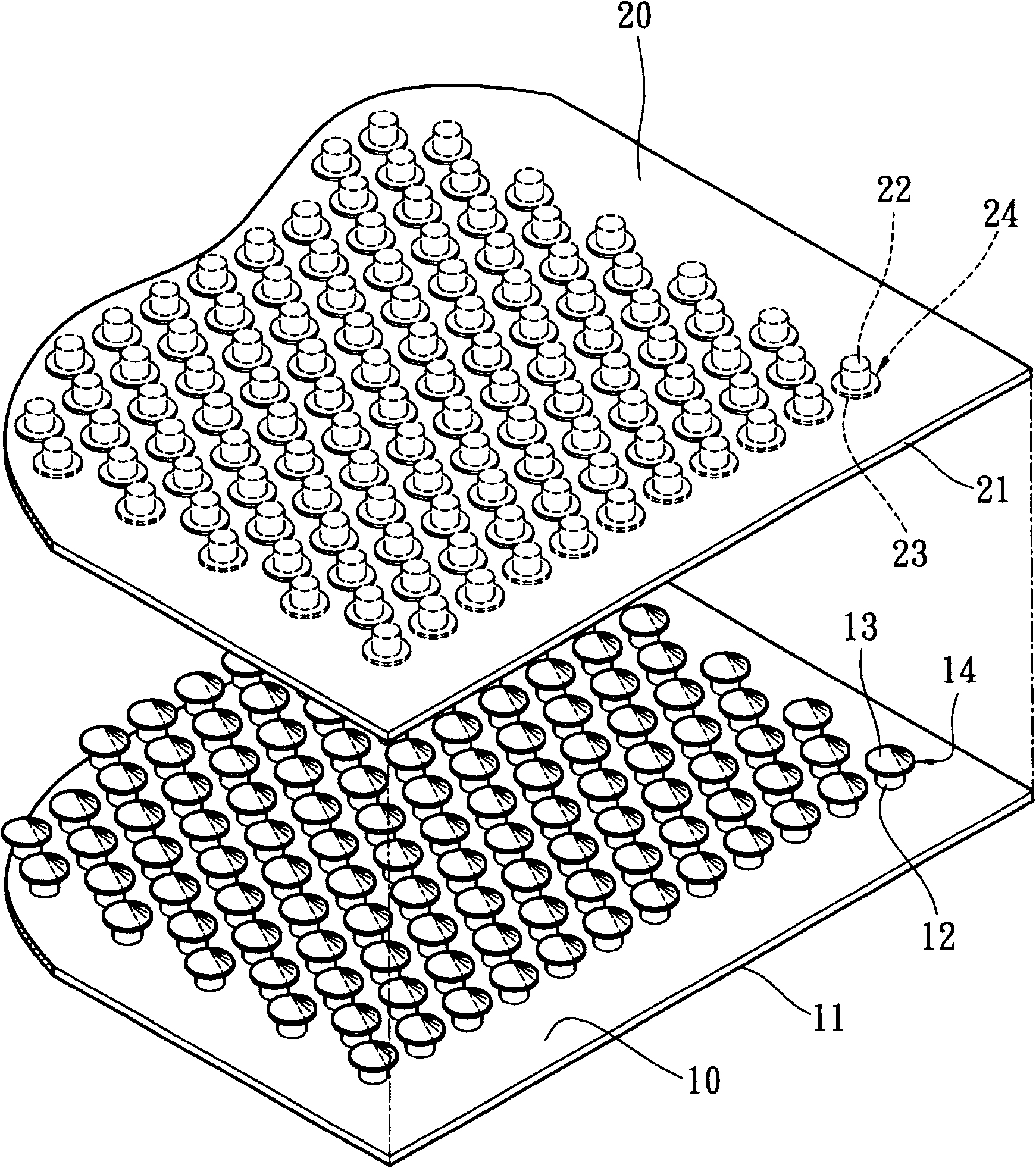 Process for manufacturing linking tape