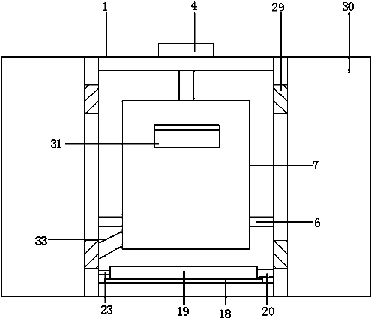 Novel tea leaf frying device and frying method