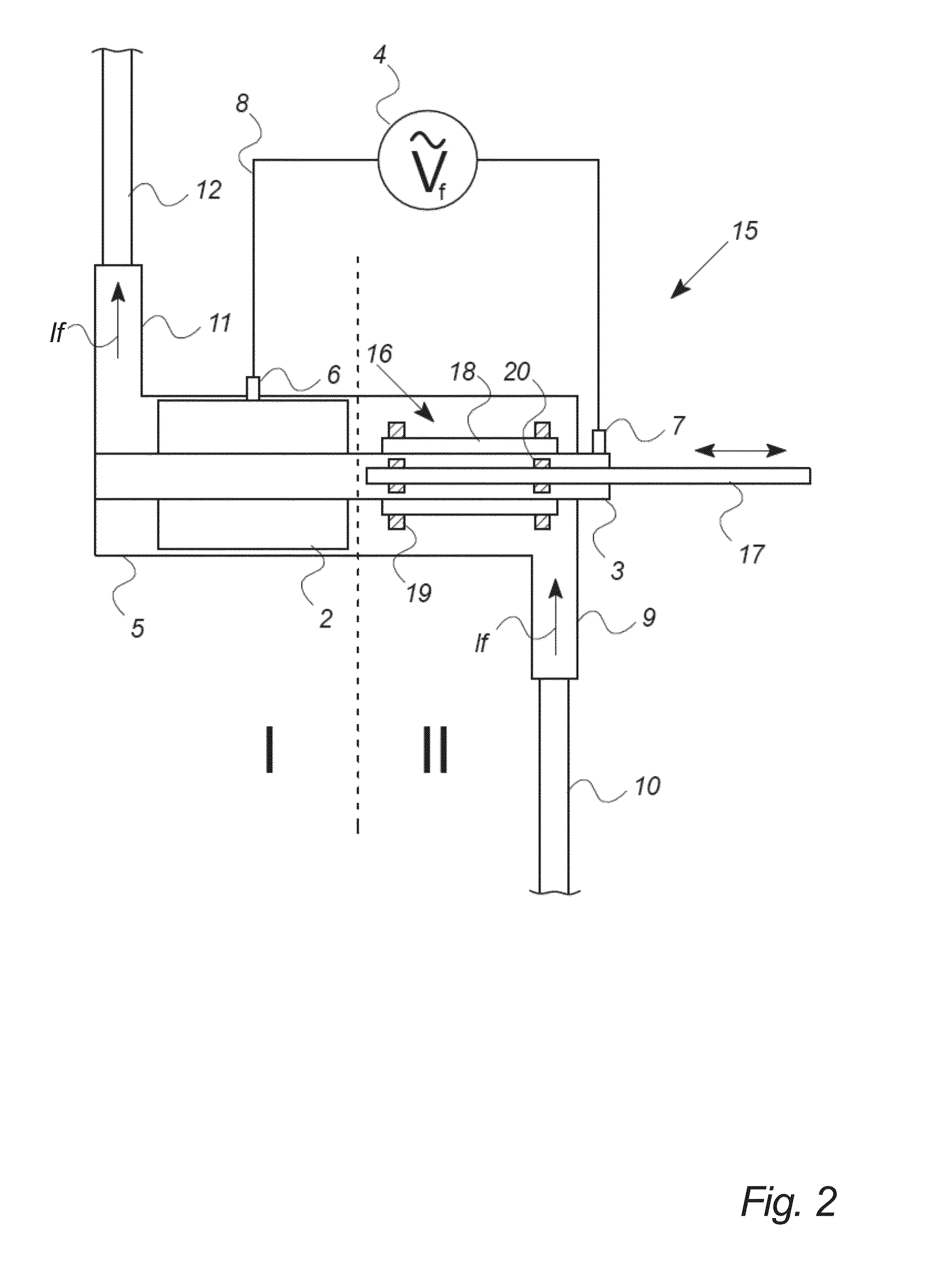 Device for treatment of liquid in a liquid flow system, method and use hereof