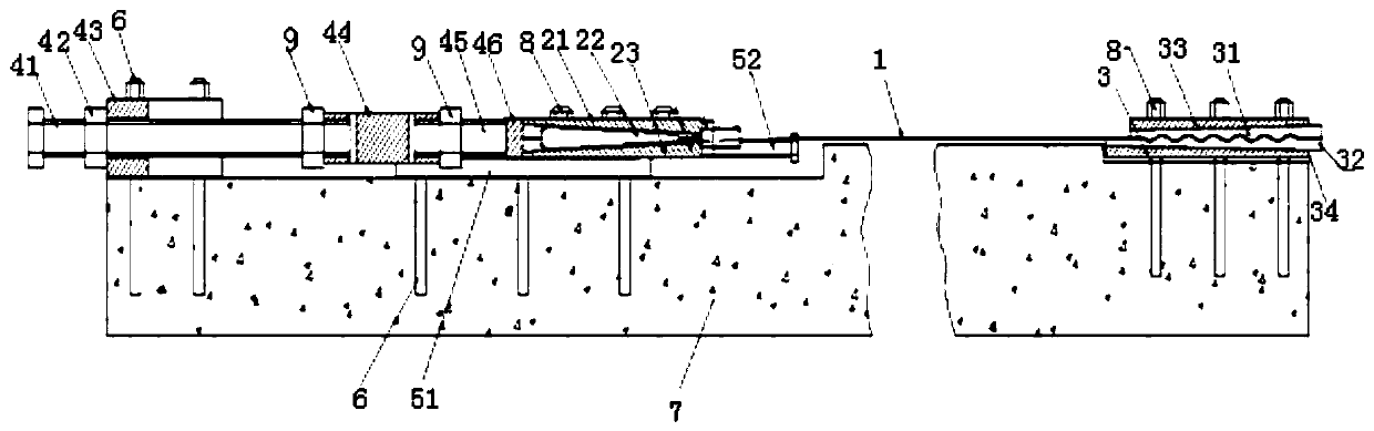 Active force application system for fiber fabric