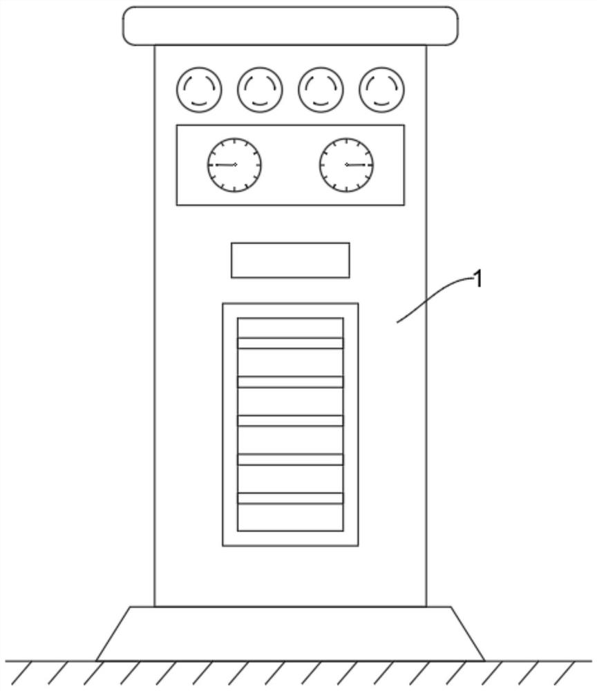 Automatic cooling and fire extinguishing charging pile