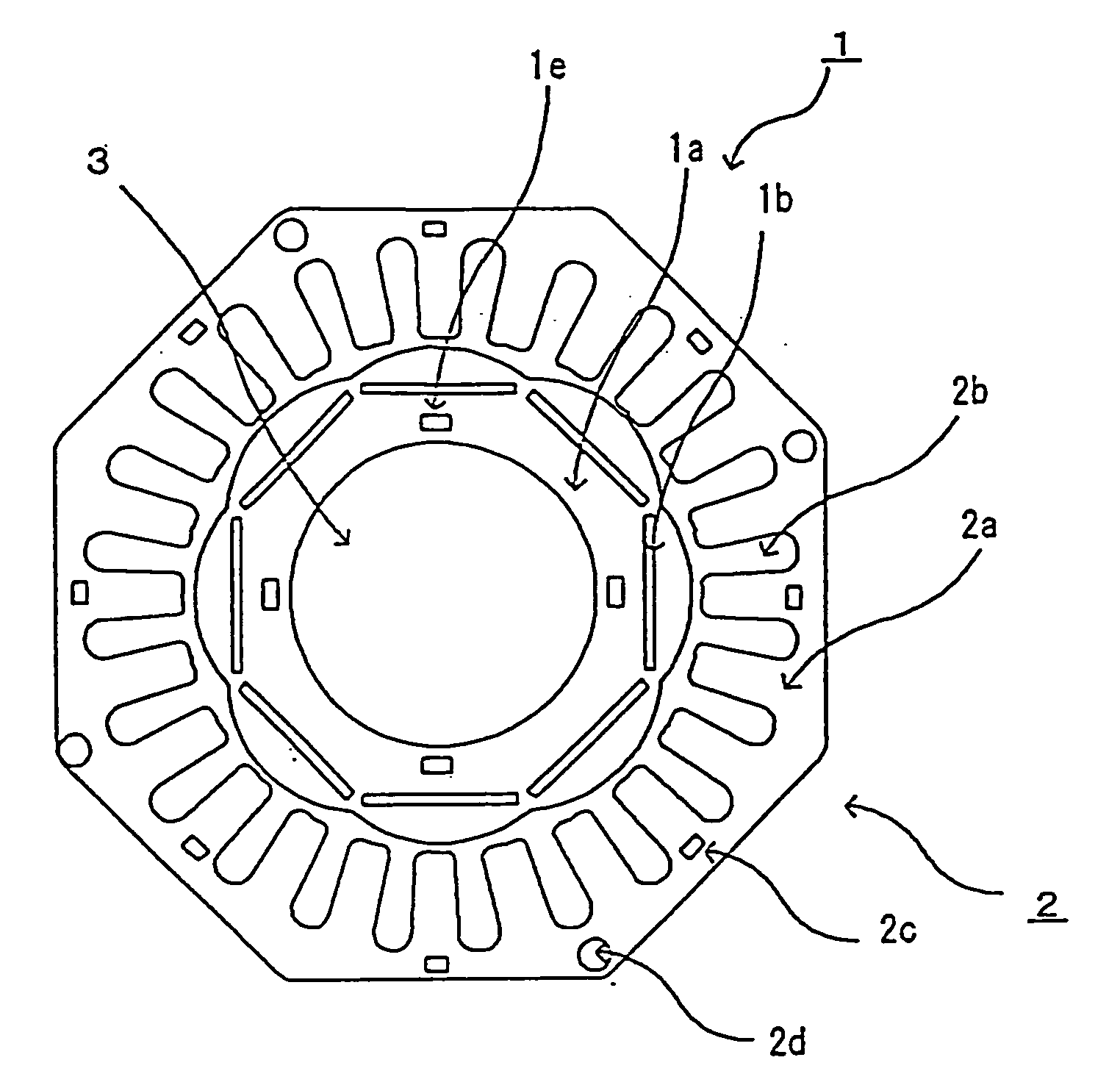 Motor and motor manufacturing apparatus