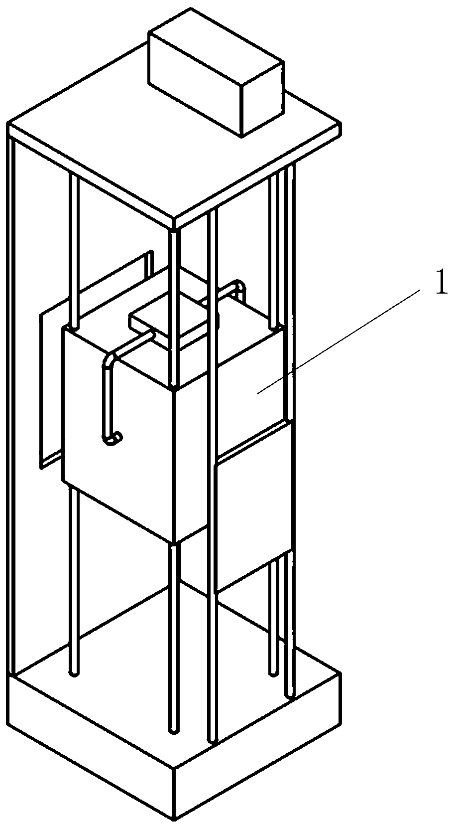 An energy-absorbing traction elevator