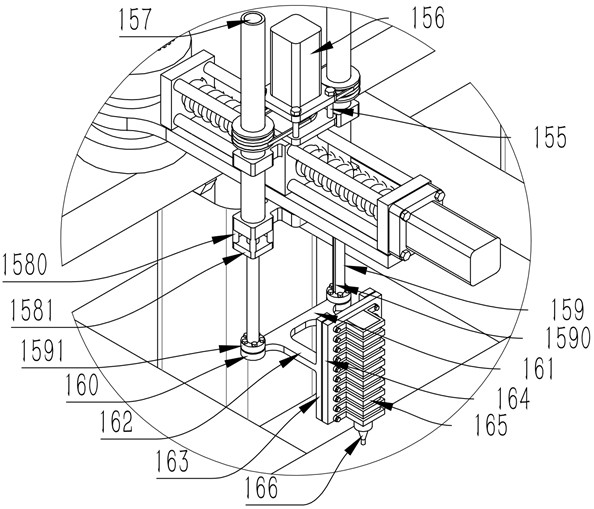 A light guide column laser splitter