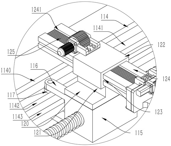 A light guide column laser splitter