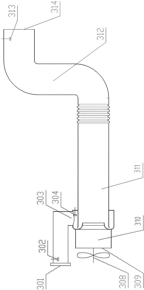 Waste gas treatment device for explosion-proof diesel engine