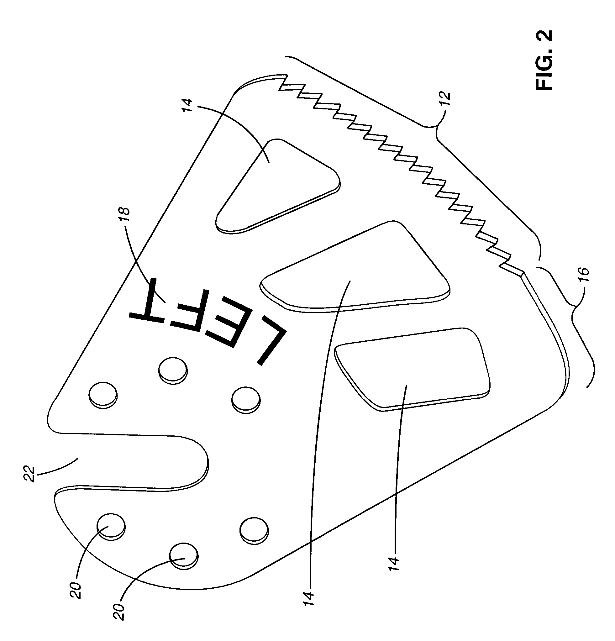 Cutter blade for cast saw