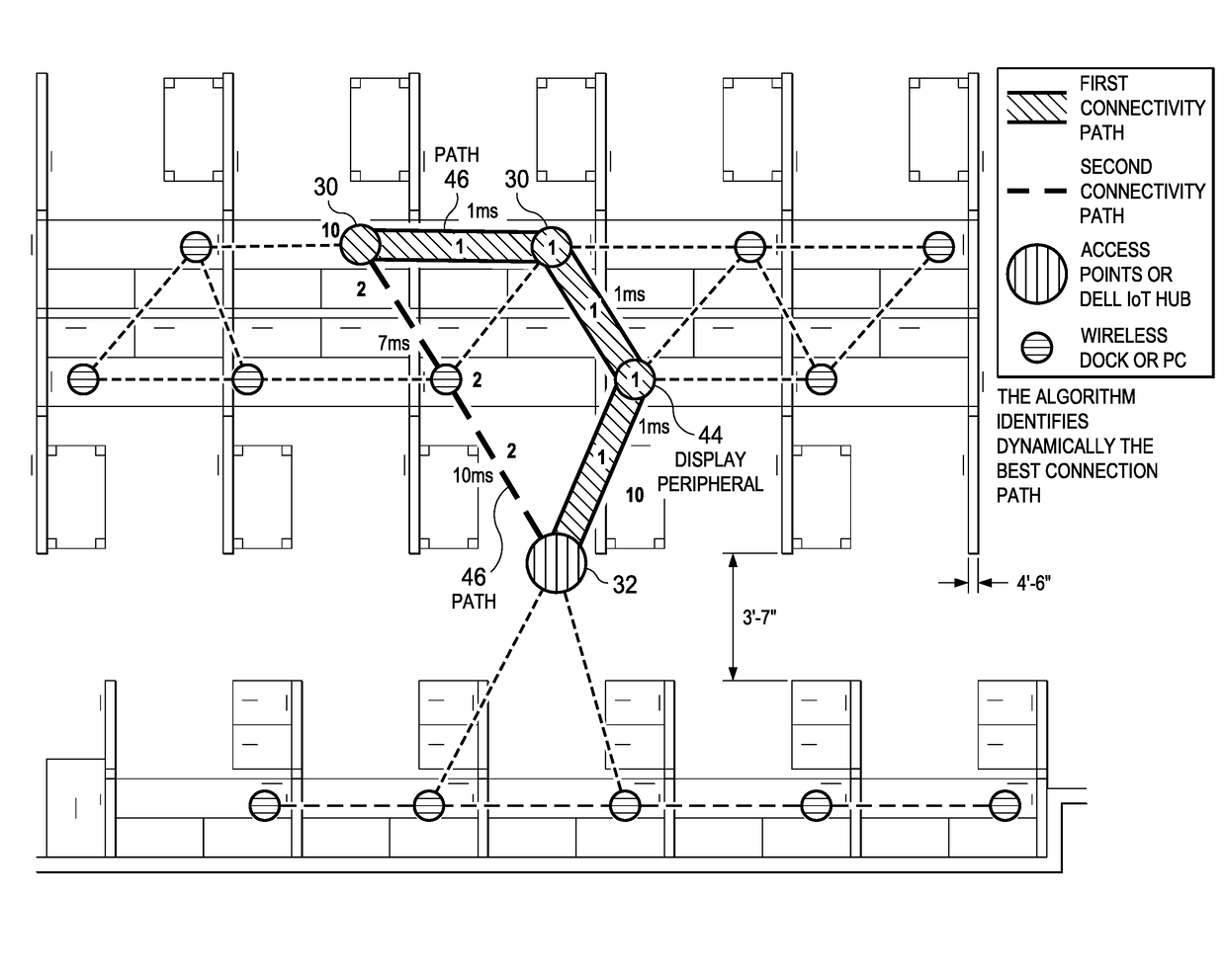 Information Handling System Mesh Network Power Management