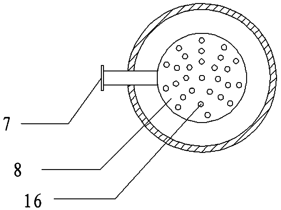 Flash evaporation tank