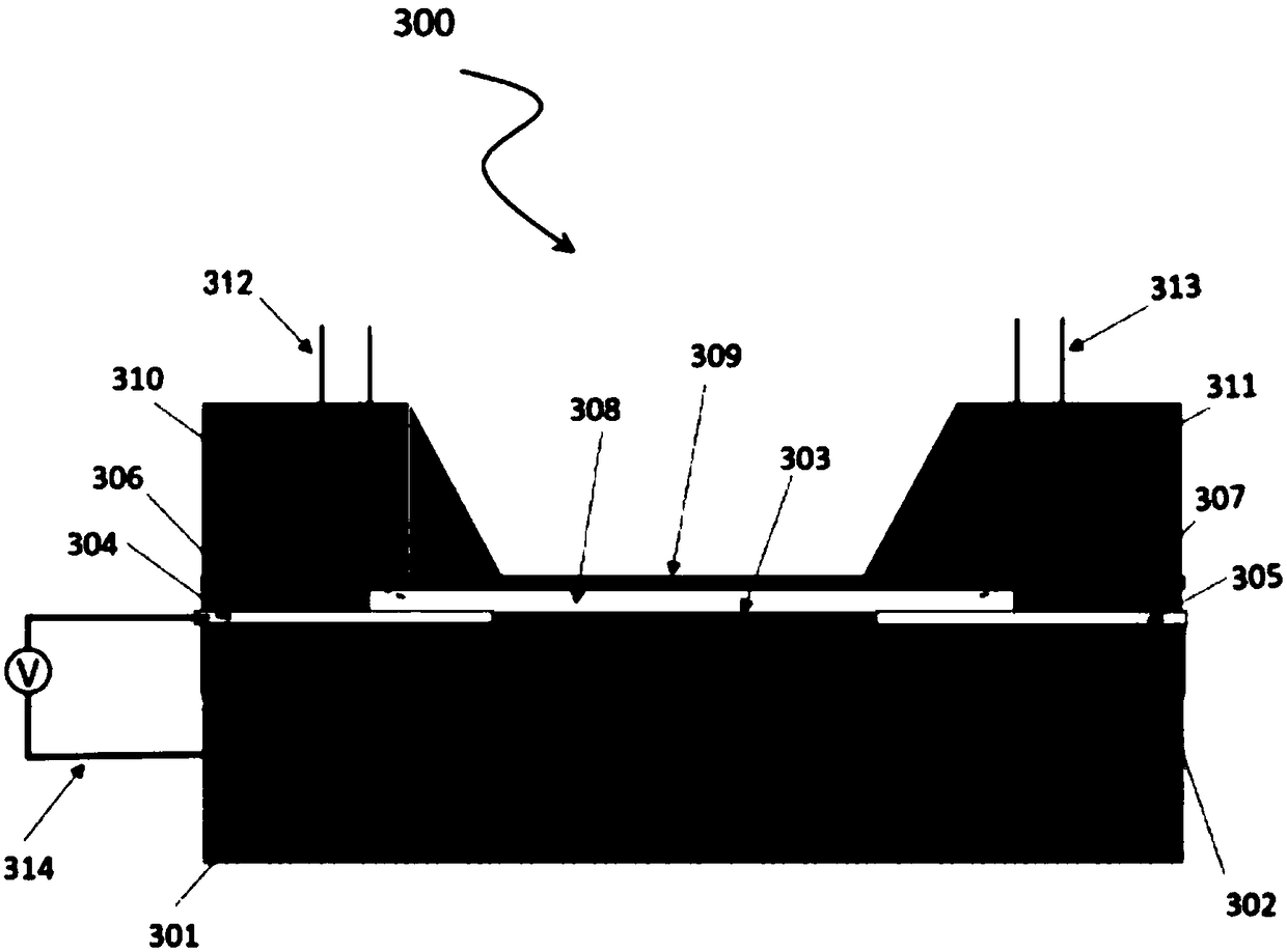 Graphene plasmonic gas sensor