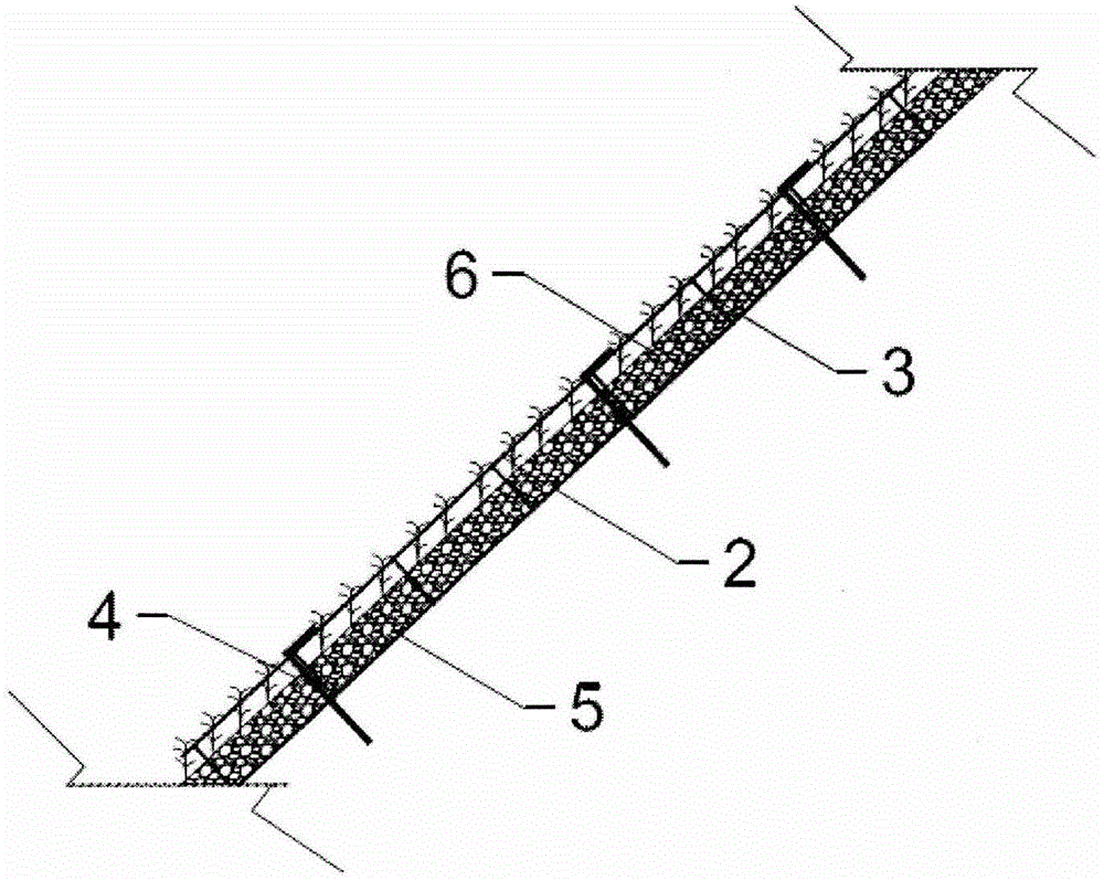 Slope ecological protection soil-protecting device easy to recycle