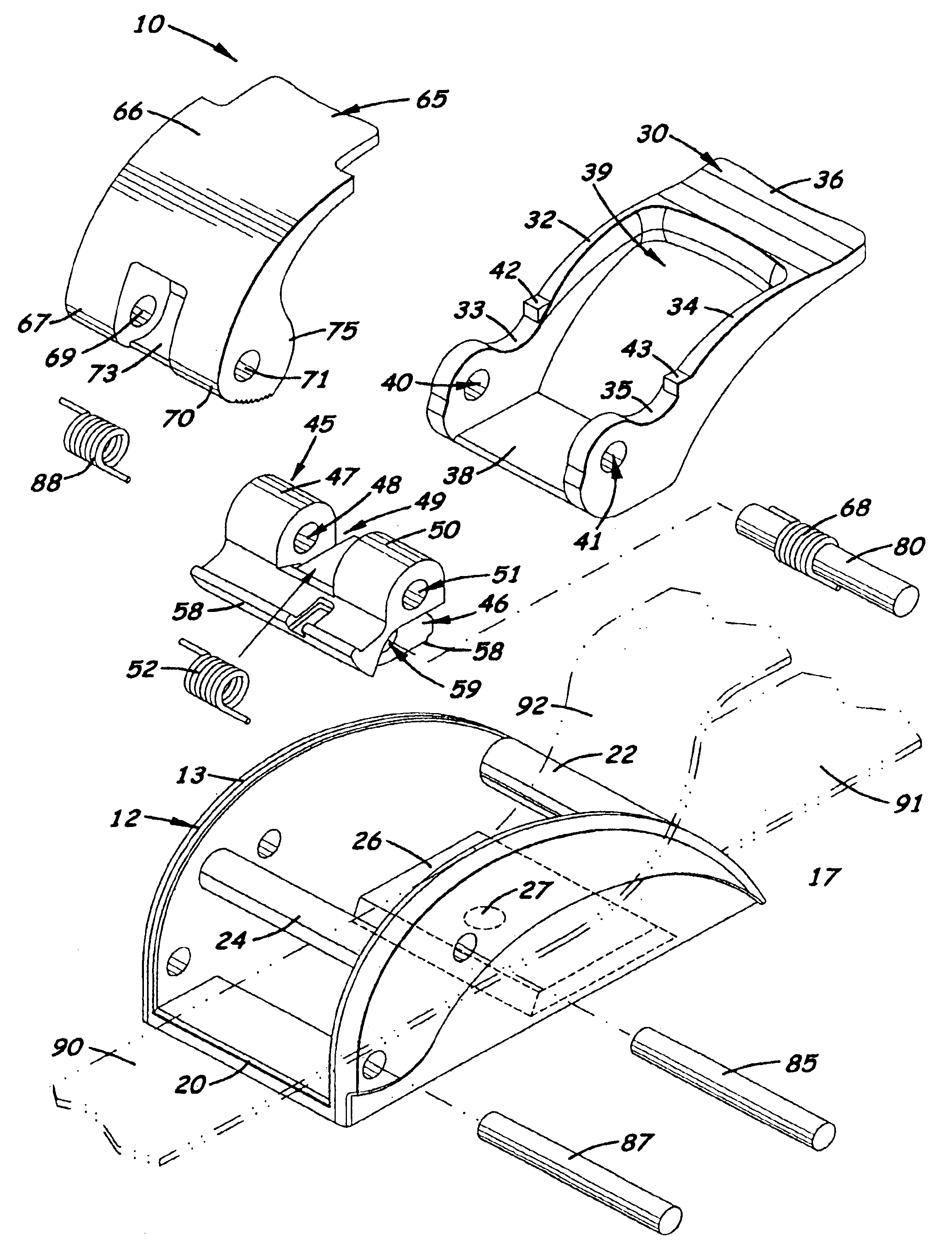 Strap tensioner