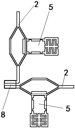 Silicon optical accelerometer based on MZI interference system and preparation method thereof