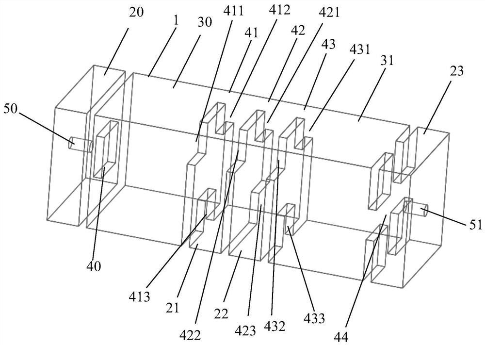 Single multi-mode ceramic filter