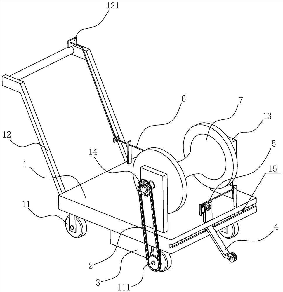 Optical fiber laying device for leakage detection of concrete pool, and laying method