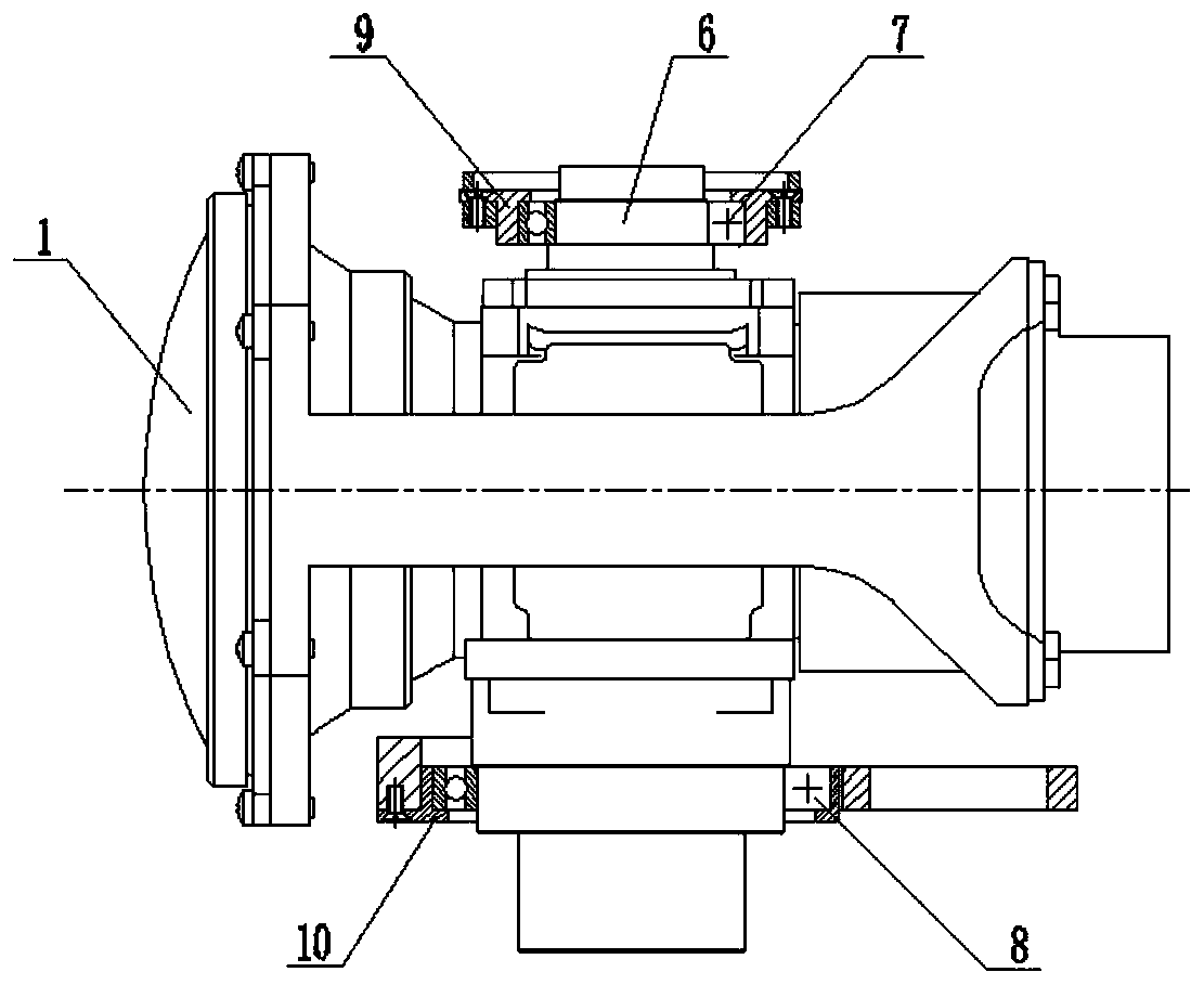 A split adjustment frame for optical lens