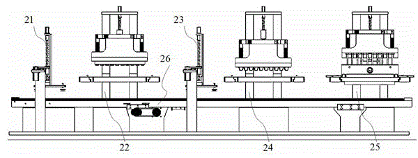 Complete set of automation equipment for led module packaging