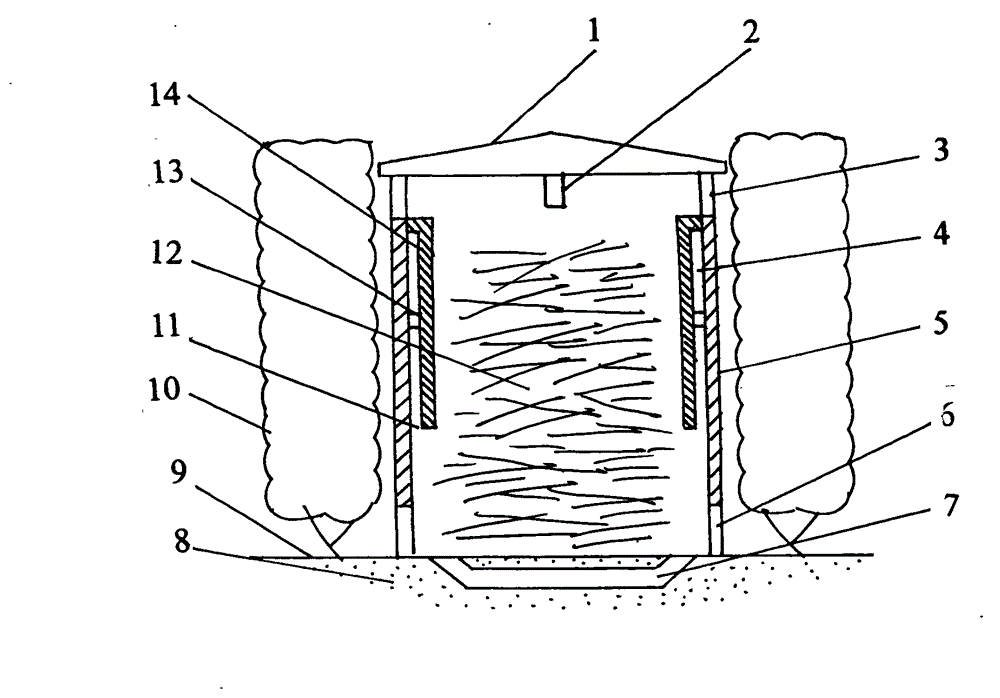 Device for capturing anopheles through geckoes