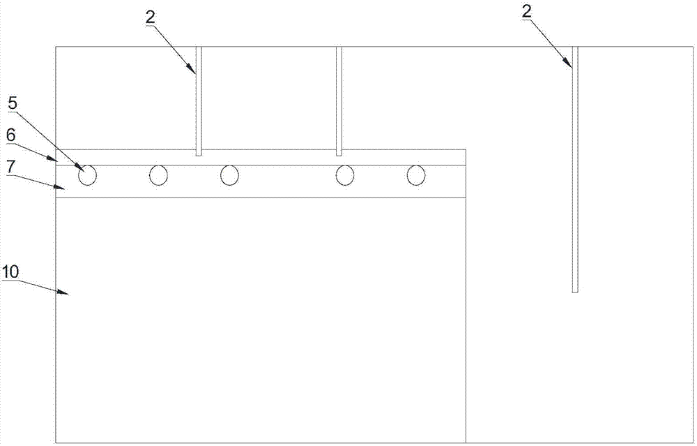 Gas drainage system for tunnel and tunnel structure