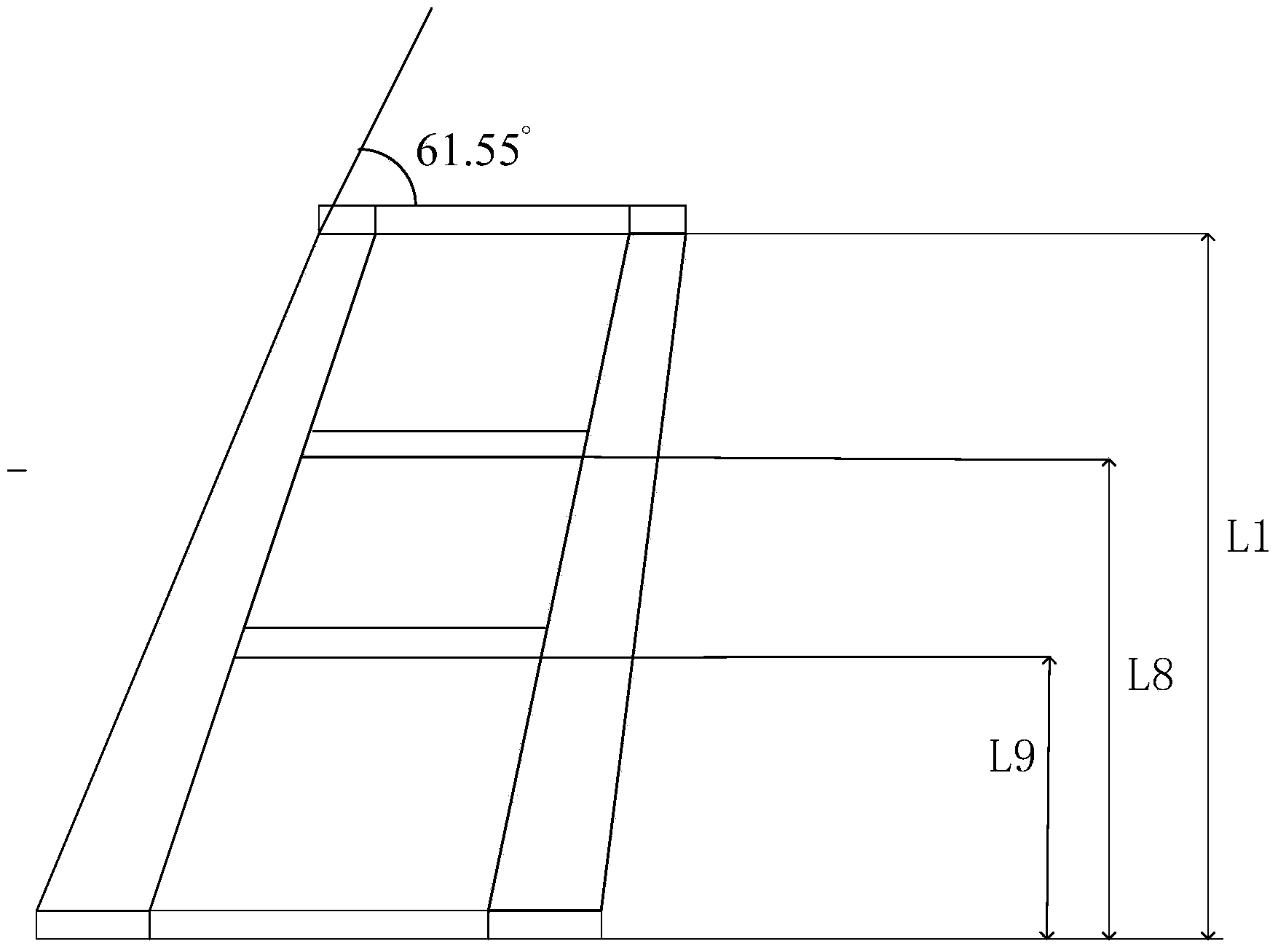 Onboard all-directional communication antenna with low radar cross section