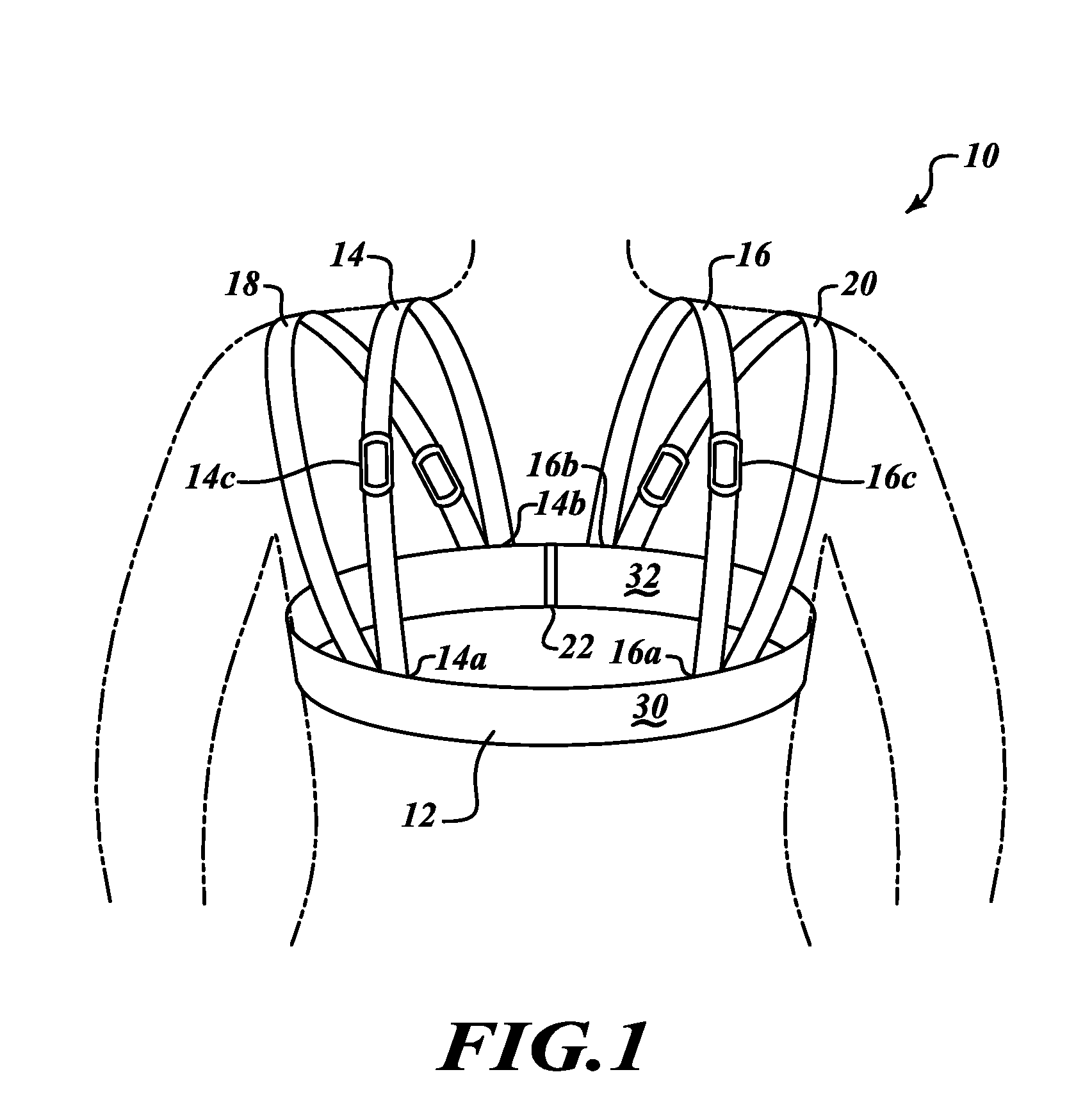 Posture support garment