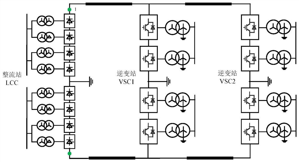 Multi-terminal direct-current power transmission system locking control method and device, terminal and medium