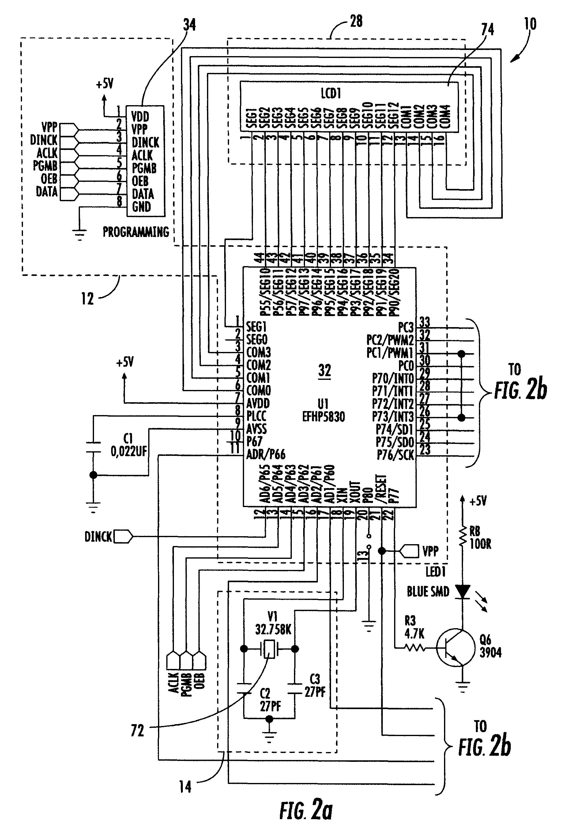 Personal breathalyzer having digital circuitry