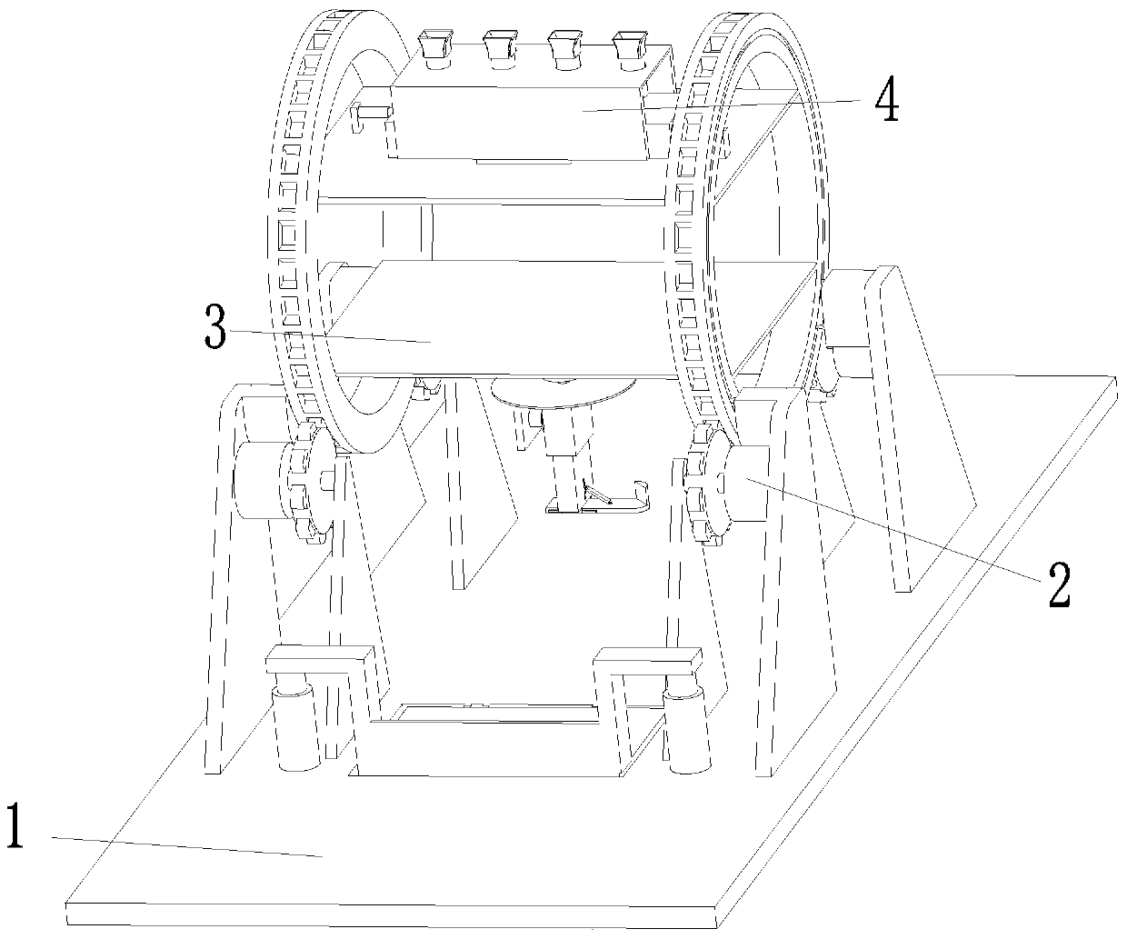 A casting molding sand surface automatic spraying system and molding sand surface spraying process