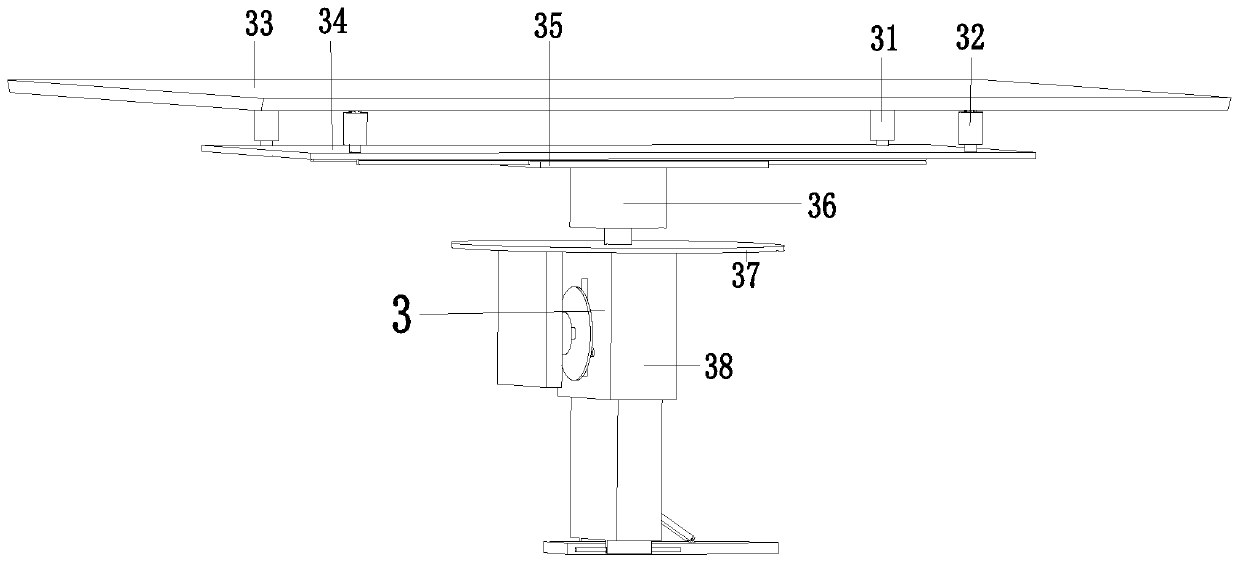 A casting molding sand surface automatic spraying system and molding sand surface spraying process