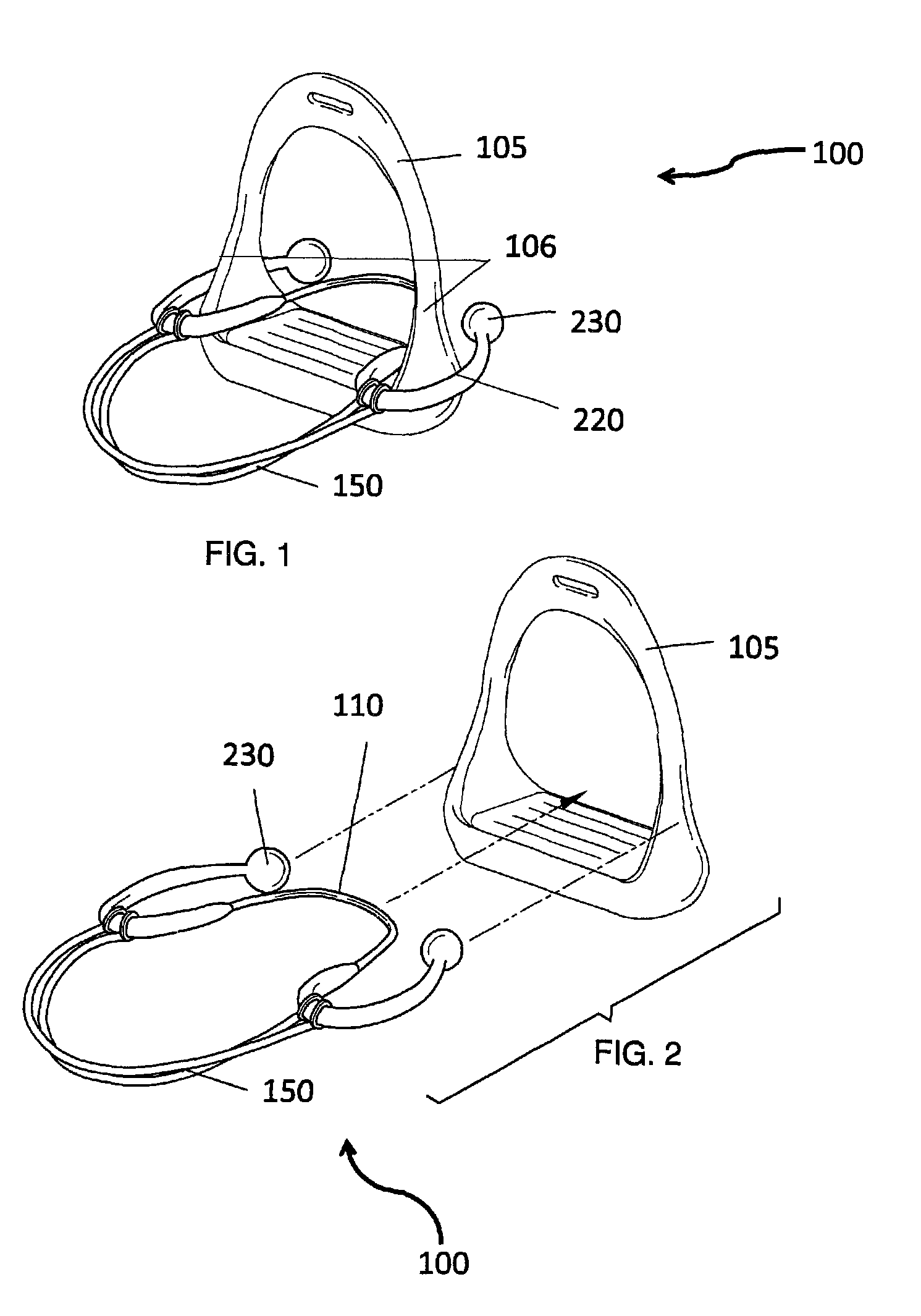 Boot accessory for limiting foot movement in stirrups