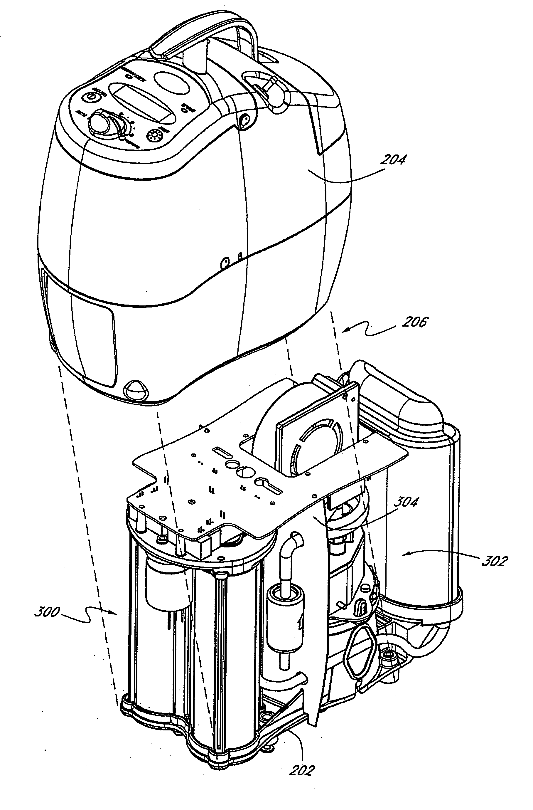 Portable gas fractionalization system