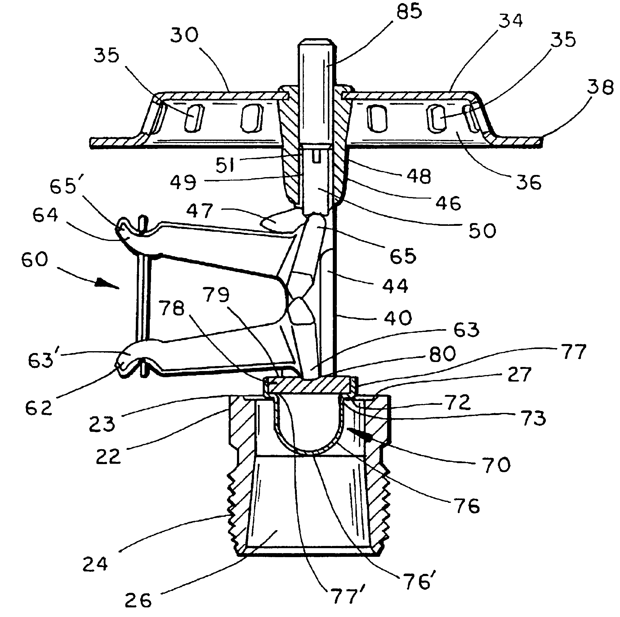 Fast response sprinkler head and fire extinguishing system