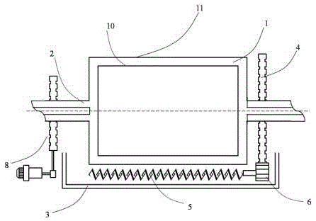 Scraping plate drum dryer