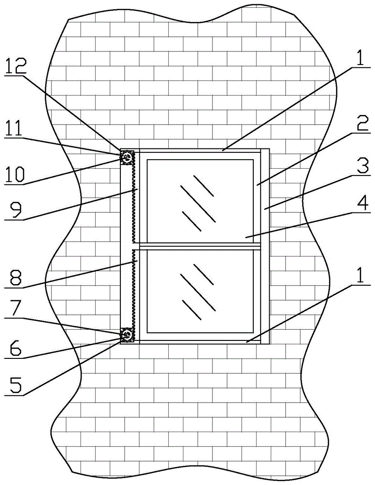 Sliding window for livestock shed