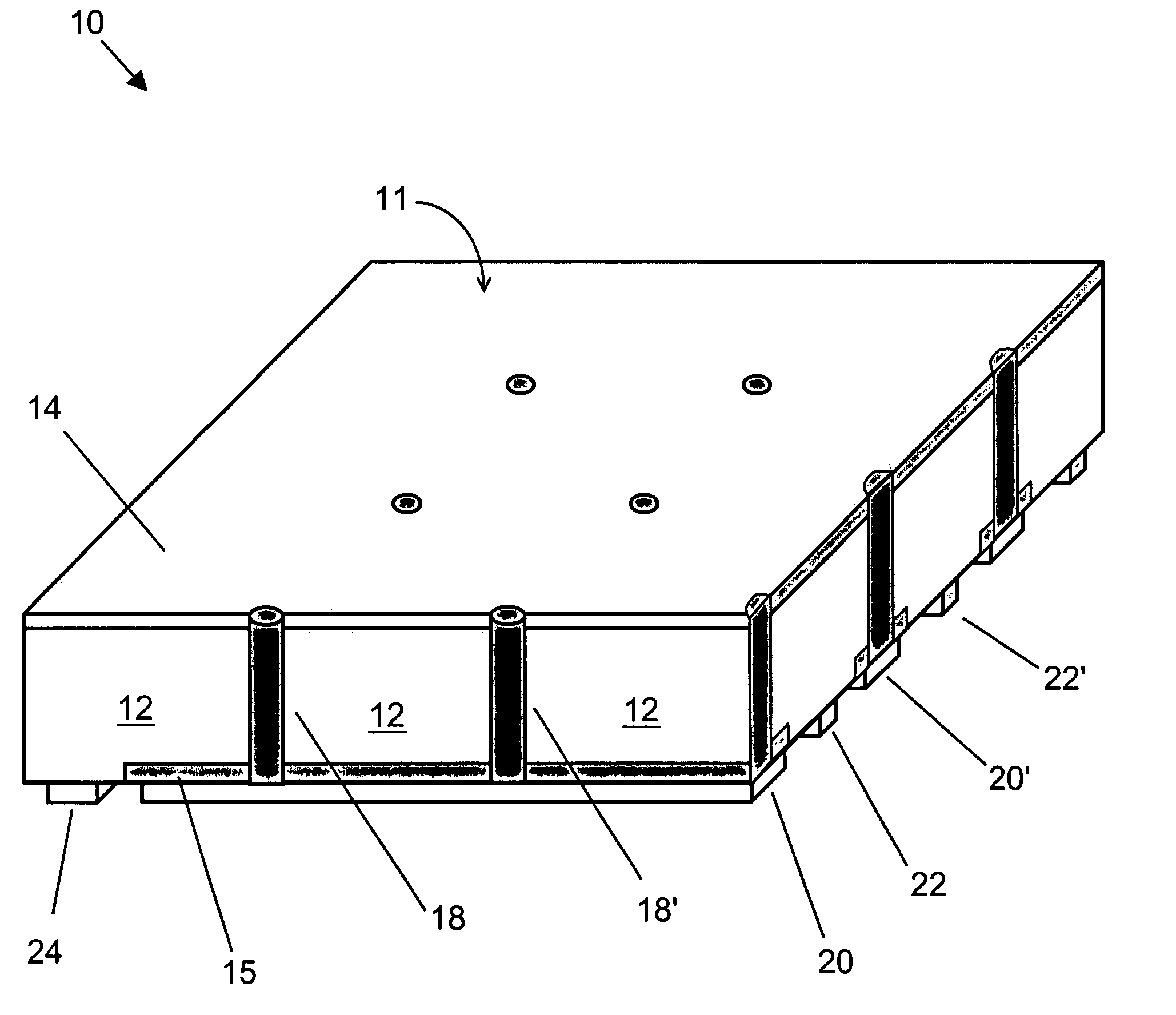 Fabrication of back-contacted silicon solar cells using thermomigration to create conductive vias