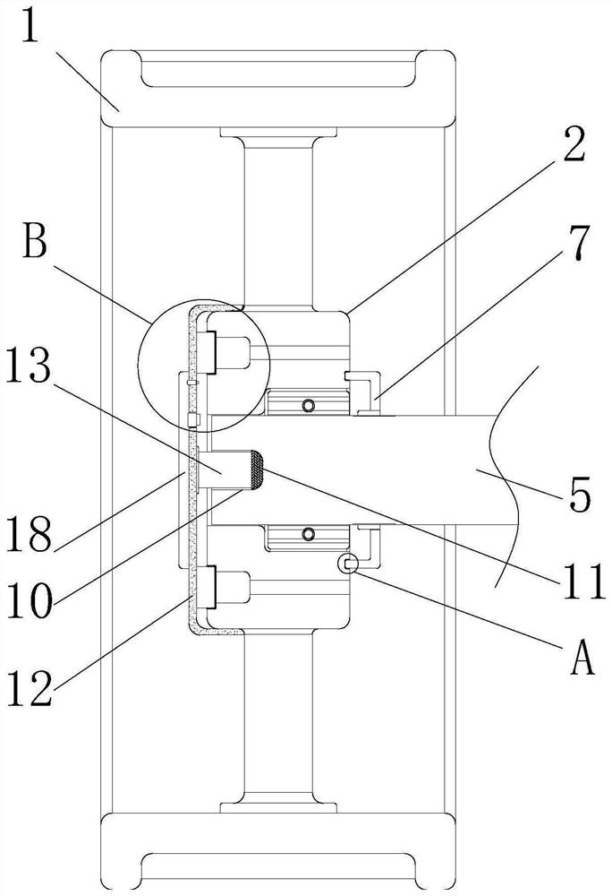 Corrosion-resistant electric vehicle hub sealing and connecting mechanism