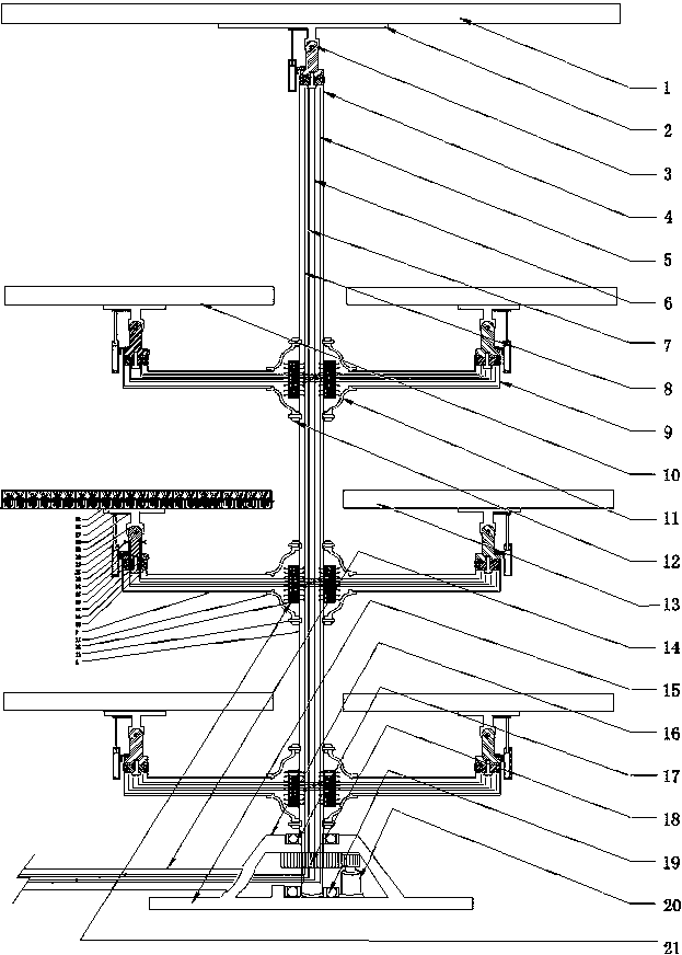 Solar energy cantilever type collection tower