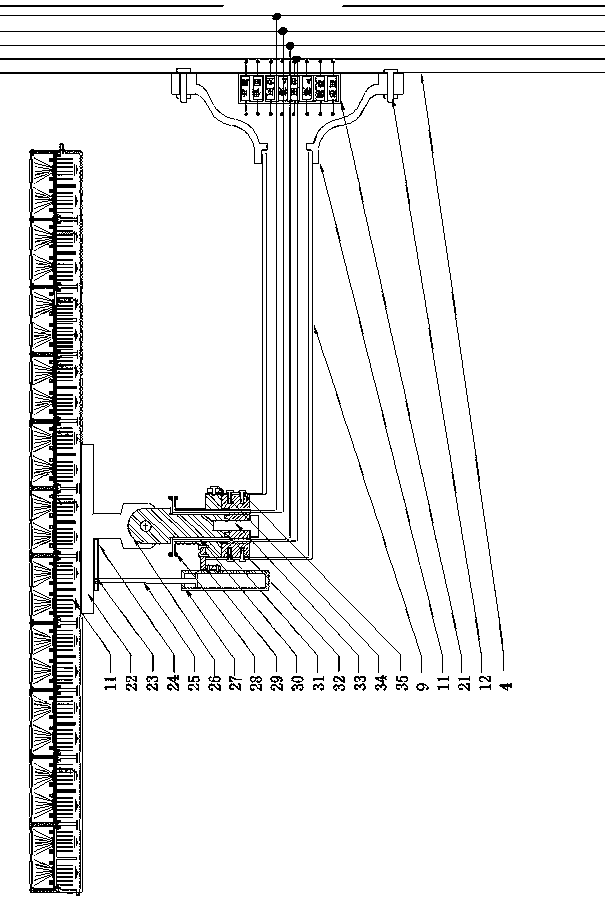 Solar energy cantilever type collection tower